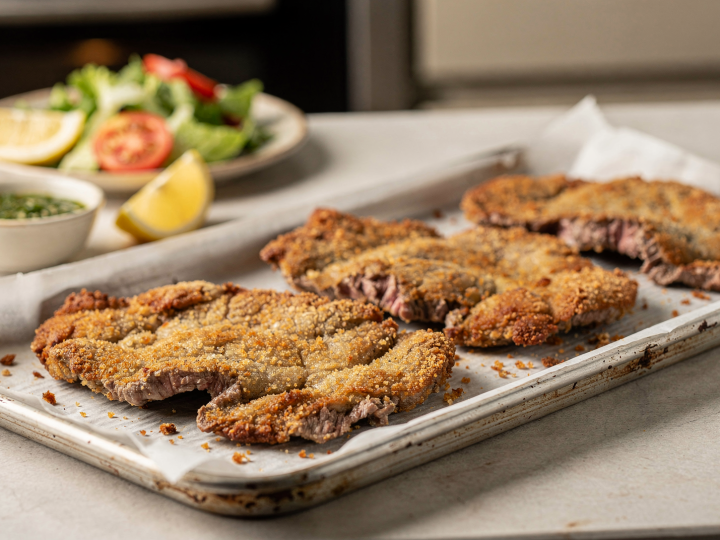 Cómo preparar milanesas crocantes al horno
